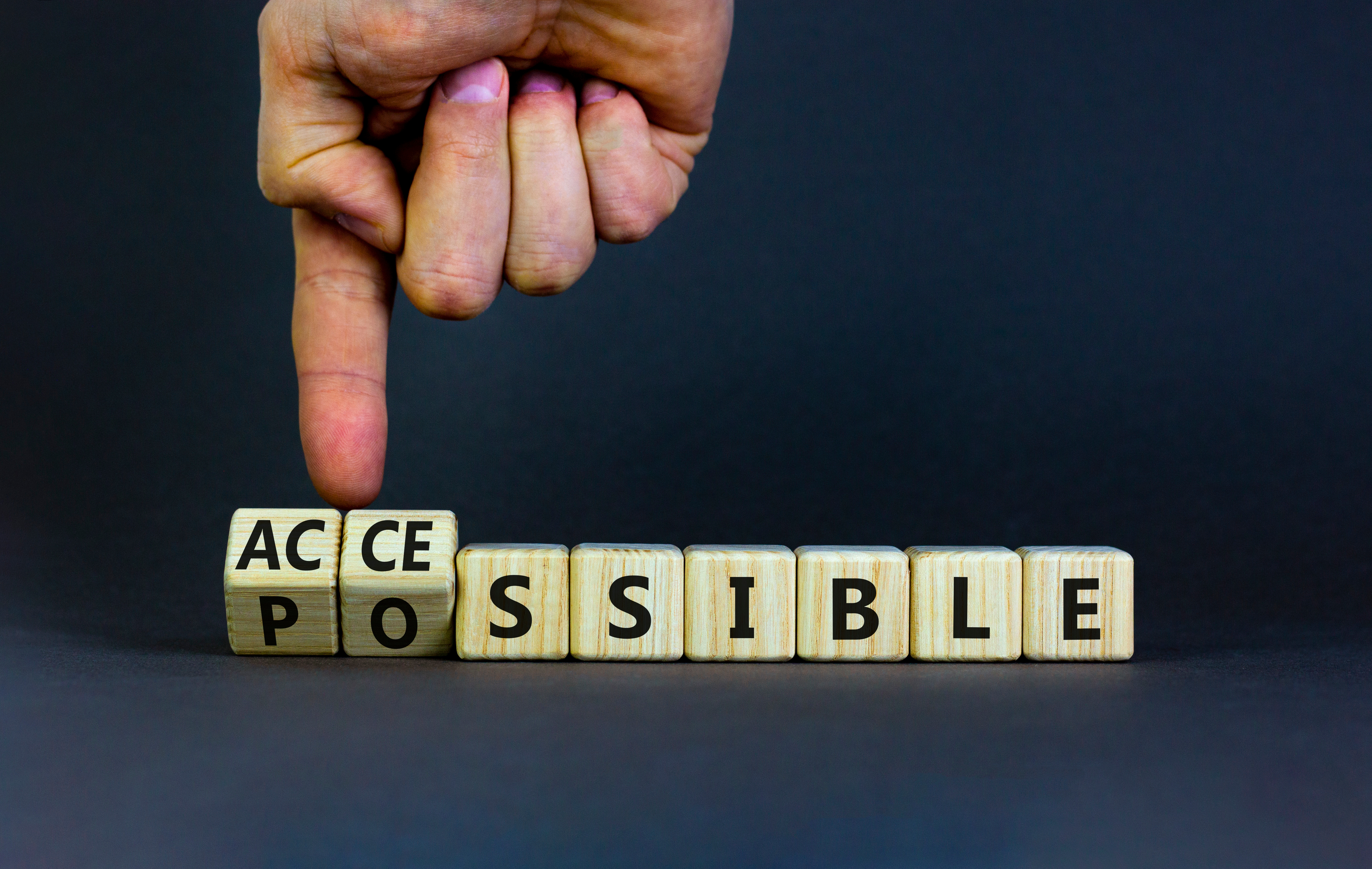 Texto con fichas accesible y posible