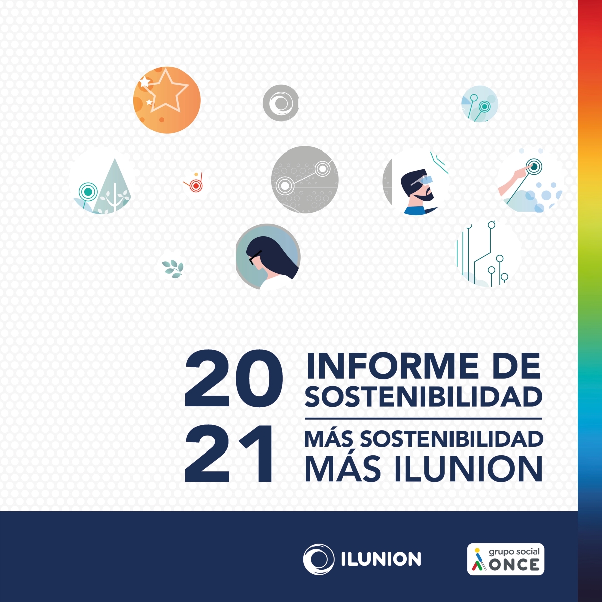 Portada del informe de sostenibilidad
