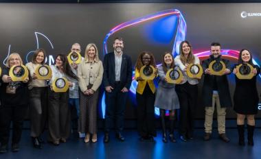 Foto de familia de los PMA 2025 de ILUNION Contact Center