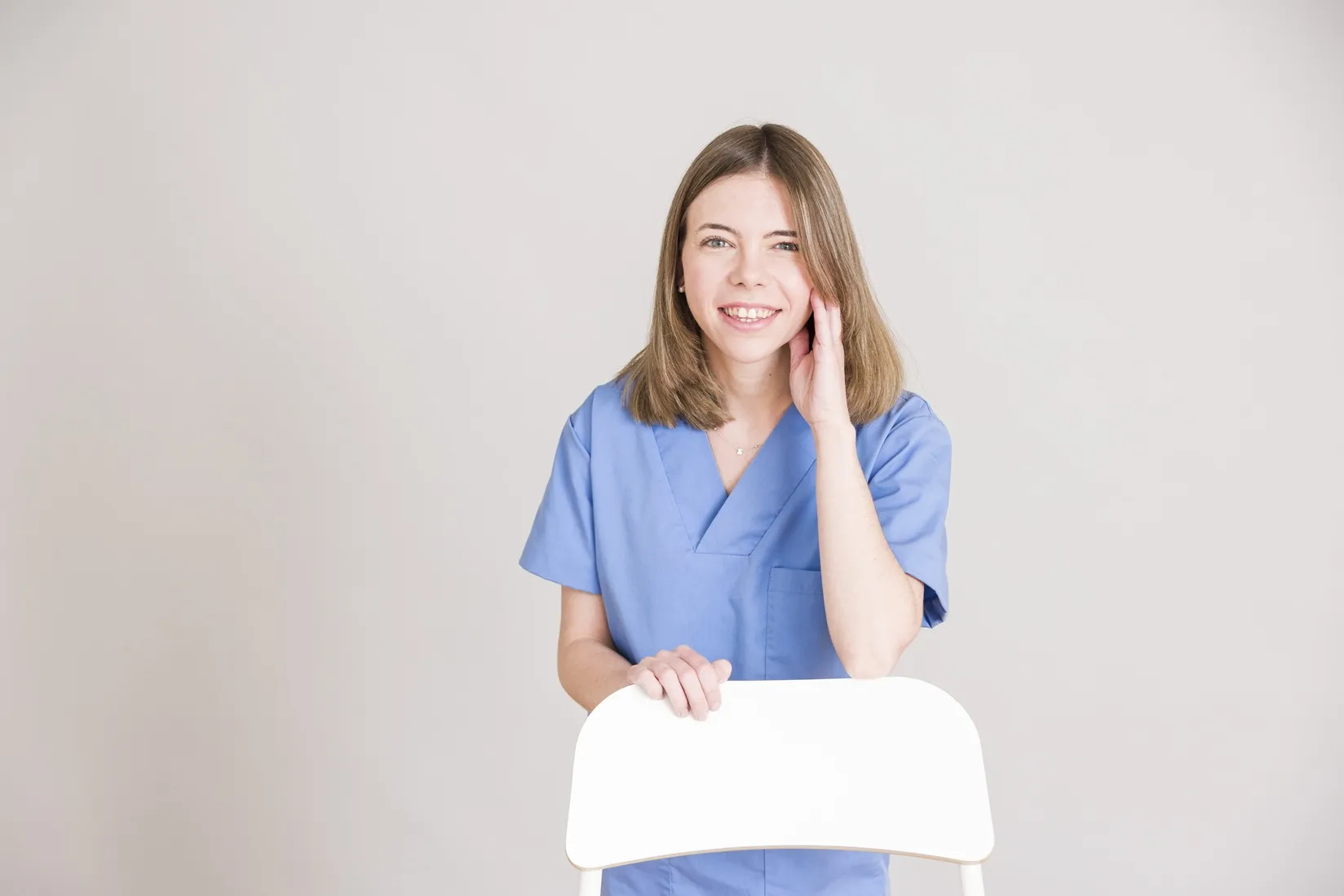 Fotografía de la fisioterapeuta de ILUNION Guiomar San Martín