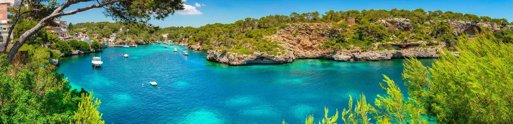 Imagen de cala figuera, en Mallorca