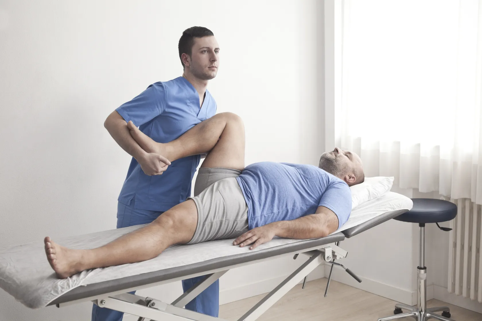 Sesión de fisioterapia