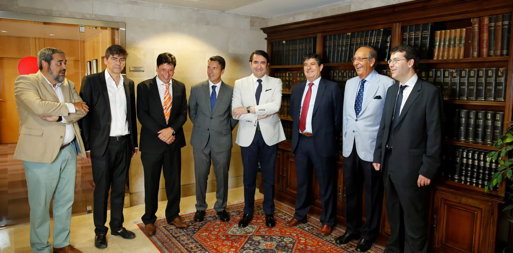 foto de familia en la que aparece Alejandro Fernández, consejero delegado de ILUNION Facility Services 