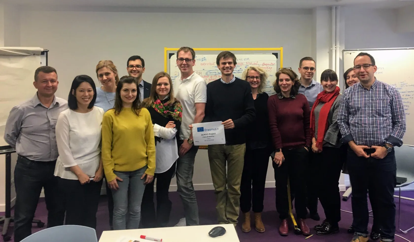 Fotografía de familia Erasmus + DLNGO