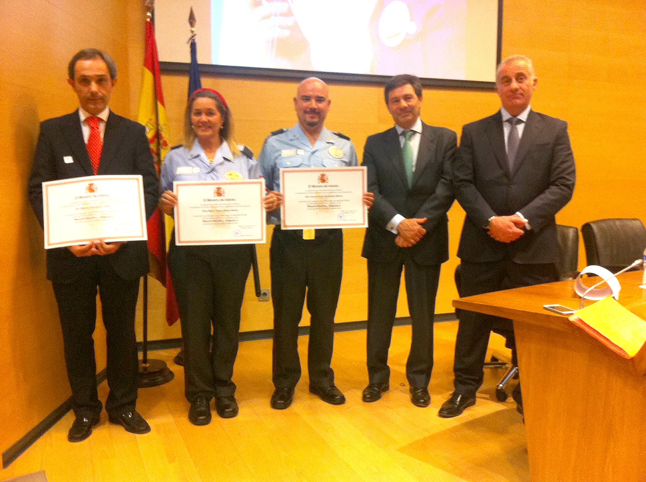 Reconocimiento a trabajadores de ILUNION en el día de la seguridad privada