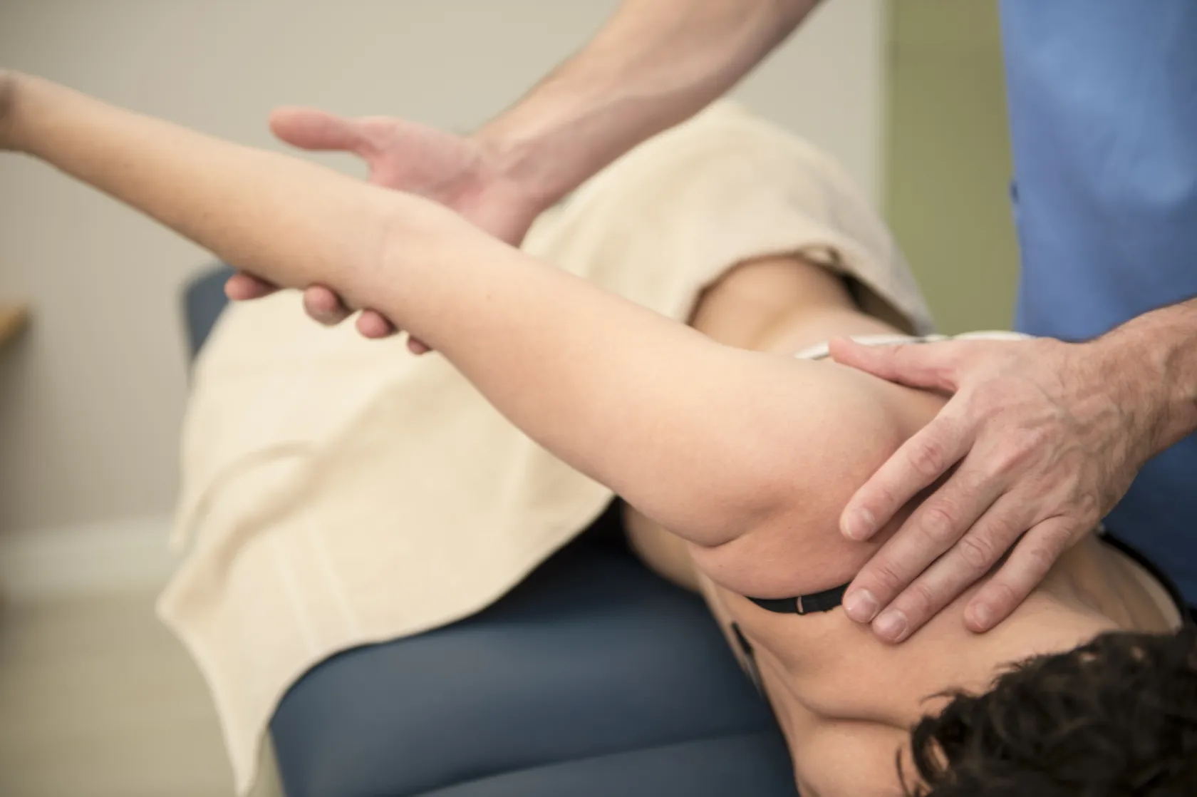 Sesión de fisioterapia