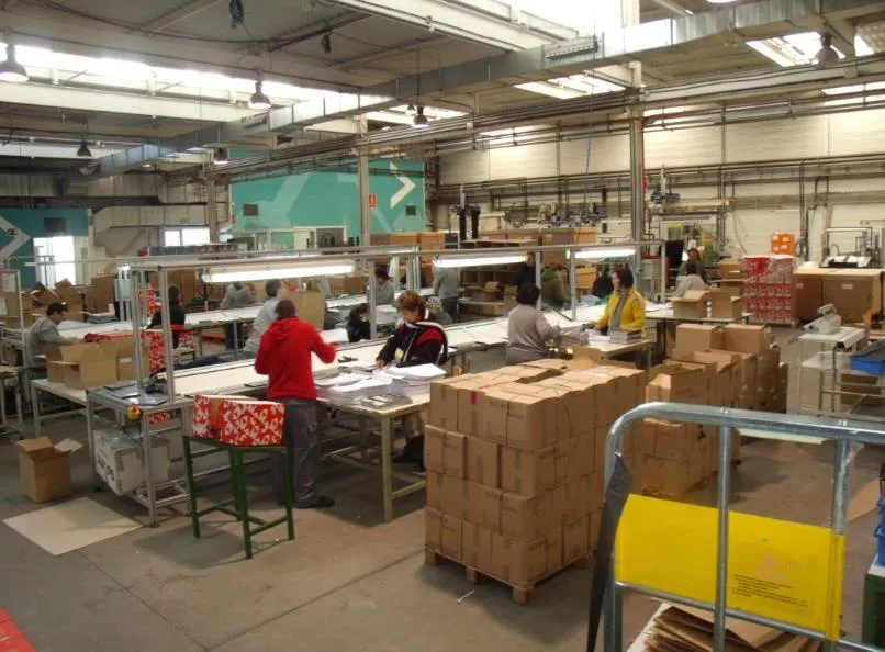 Interior de la planta Manchalán de ILUNION