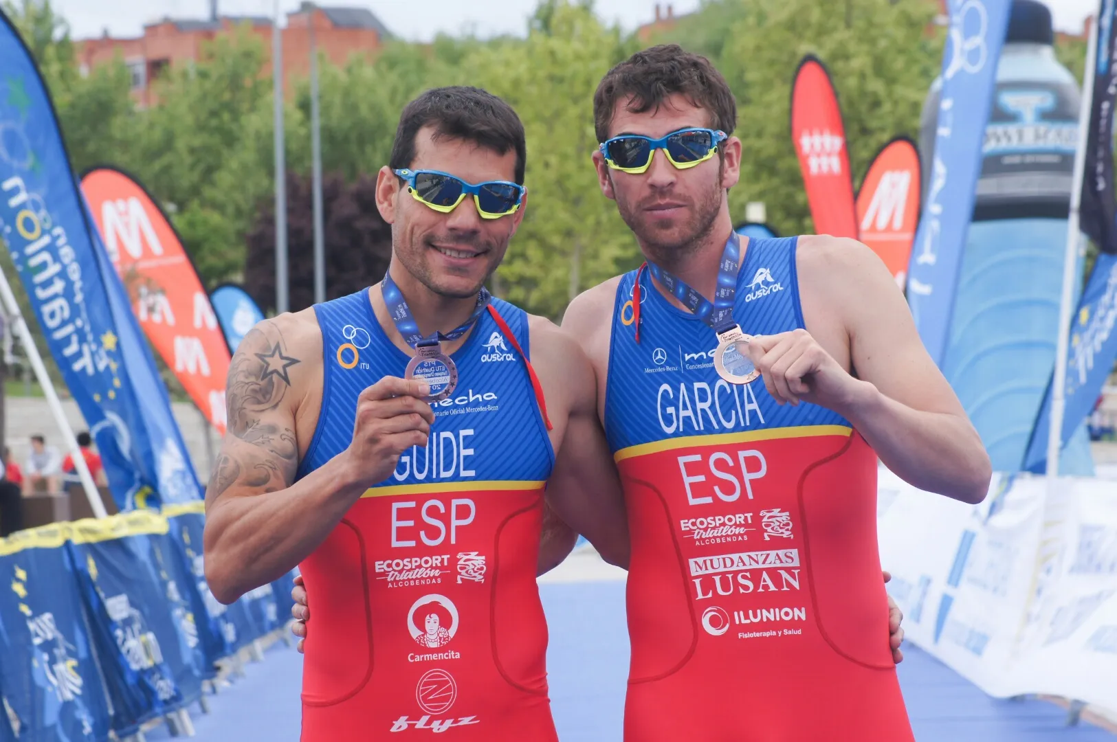 Fran Nieva y José Luis García, ILUNION, Campeonato Europa Duatlón