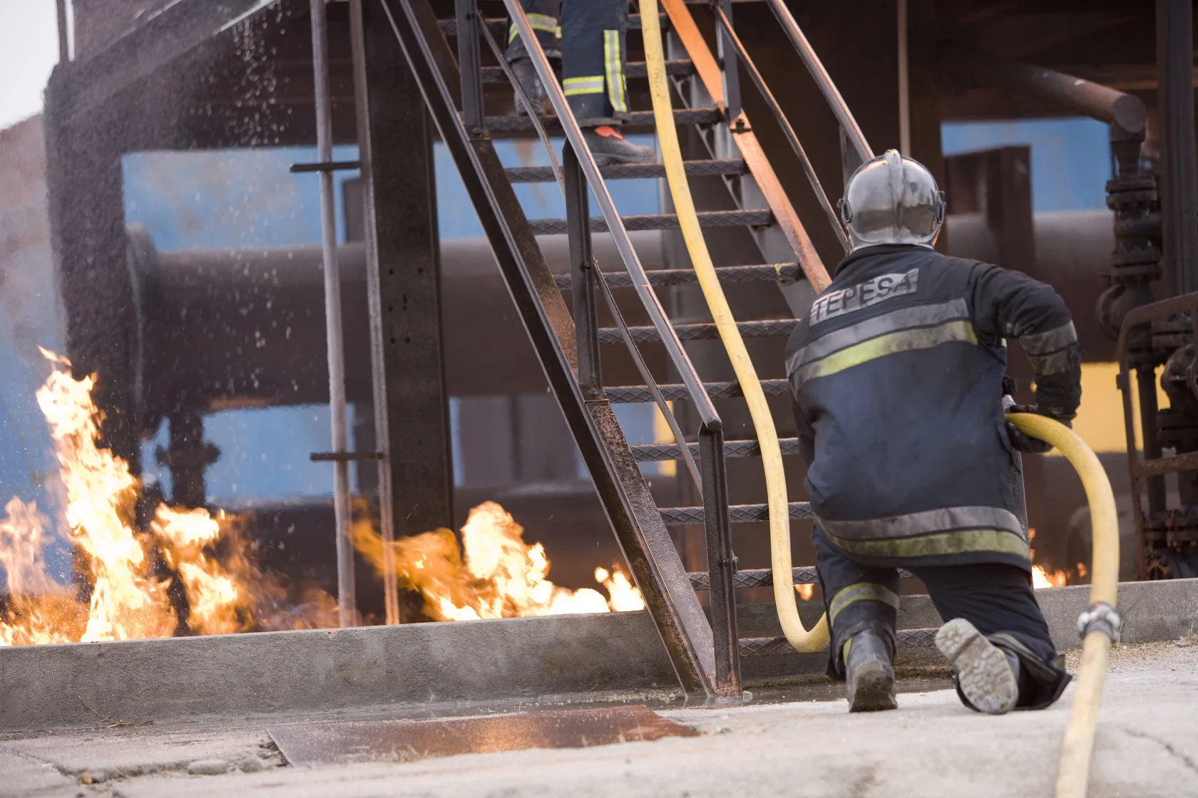 Formación ILUNION Seguridad bomberos aeropuerto Castellón