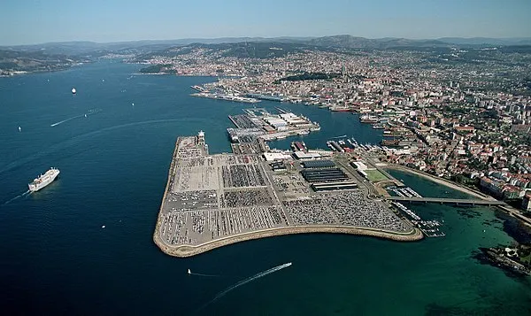 Plano general del puerto de Vigo 